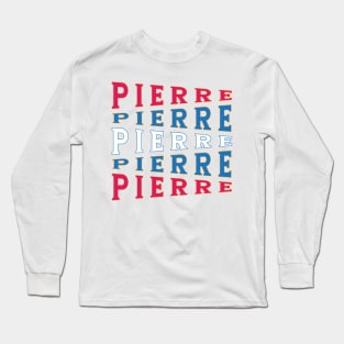 TEXT ART USA PIERRE Long Sleeve T-Shirt